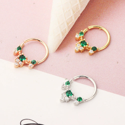 Jewelry Nose Ring Diamond No Hole Nose Nose Ring