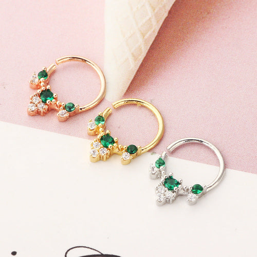 Jewelry Nose Ring Diamond No Hole Nose Nose Ring