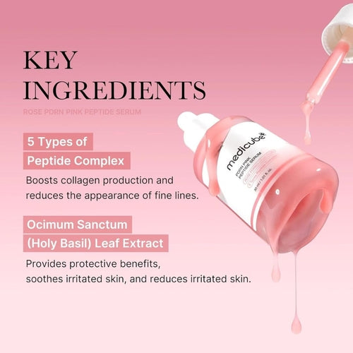 (3 Units) Medicube PDRN Pink Peptide Serum 30 ml