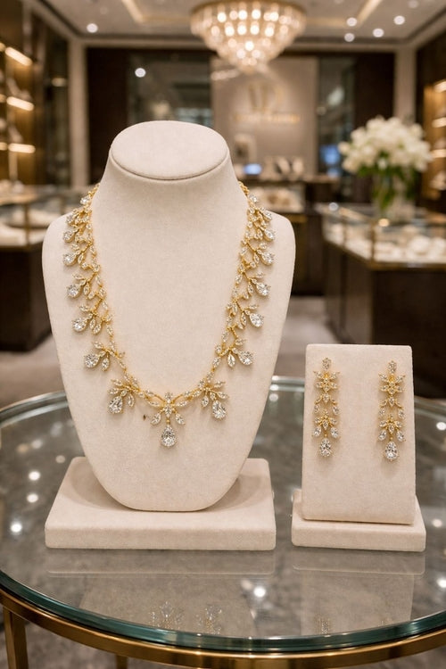 Ethnic Bridal Necklace Set for Women Wedding Jewelry